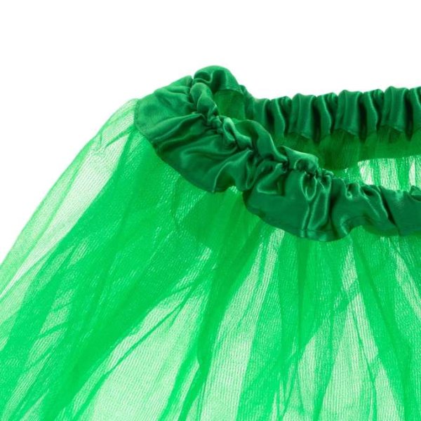 Tyllskj�rt-tutu til barn Gr�nn 29 cm - Kostyme