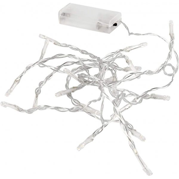 LED-lyslenke - gjennomsiktig - L: 3,15 m LED-lyslenke - gjennomsiktig - L: 3,15 m