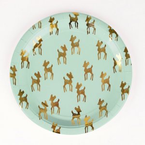 Papptallerkener - Golden Fawn - 8-pakning Papptallerkener - Golden Fawn - 8-pakning