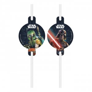 Sugerør Star Wars Galaxy 4-pakning Sugerør Star Wars Galaxy 4-pakning