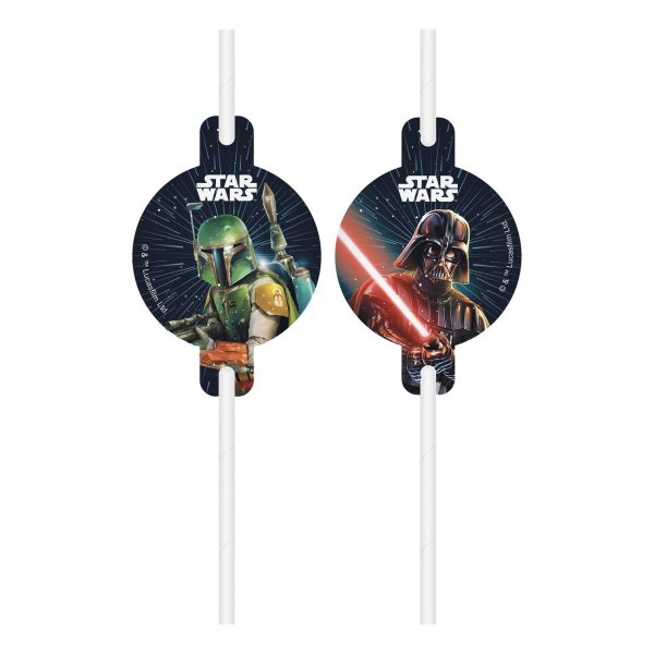 Sugerør Star Wars Galaxy 4-pakning Sugerør Star Wars Galaxy 4-pakning