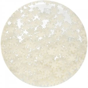 Strøssel - Skimrende snøflak - Hvit Strøssel - Skimrende snøflak - Hvit