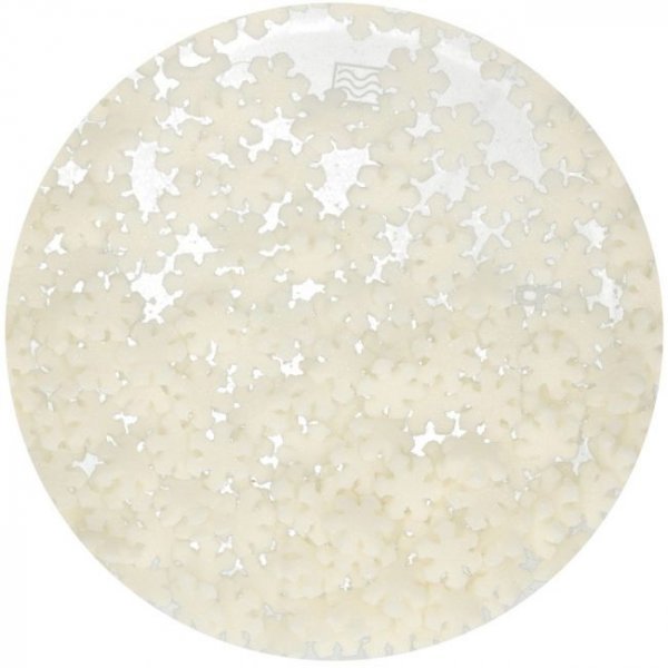 Strøssel - Skimrende snøflak - Hvit Strøssel - Skimrende snøflak - Hvit