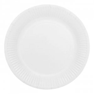 Papptallerkener Hvite 18 cm - 8-pakning Papptallerkener Hvite 18 cm - 8-pakning