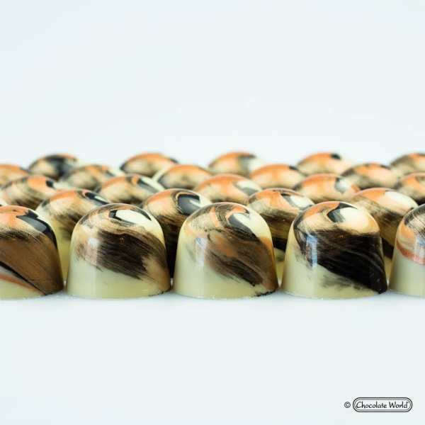 Pralinform - CW1157, Glatt Kuppel - 3 cm - Chocolate World Pralinform - CW1157, Glatt Kuppel - 3 cm - Chocolate World