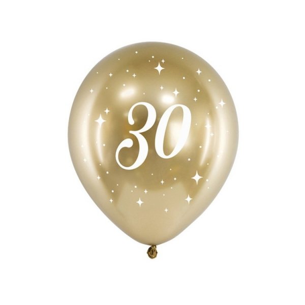 Ballonger Gull 30 år Ballonger Gull 30 år