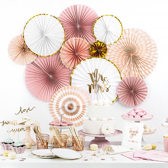 Pin Wheels - 3-pakning - Gull/Rosa/Polkaprikkete Pin Wheels - 3-pakning - Gull/Rosa/Polkaprikkete