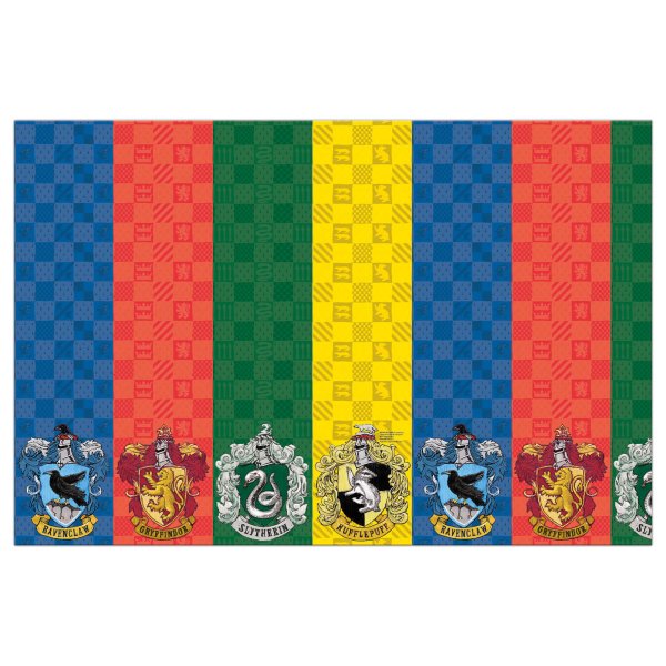Duk - Harry Potter Galtvort-husene - 120x180 cm Duk - Harry Potter Galtvort-husene - 120x180 cm