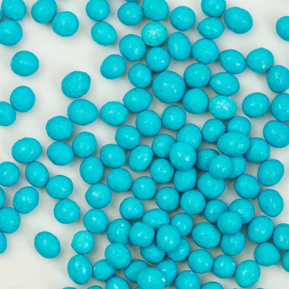 Sukkerperler – Babyblå – 4 mm – PME – 74 g – Festbaking