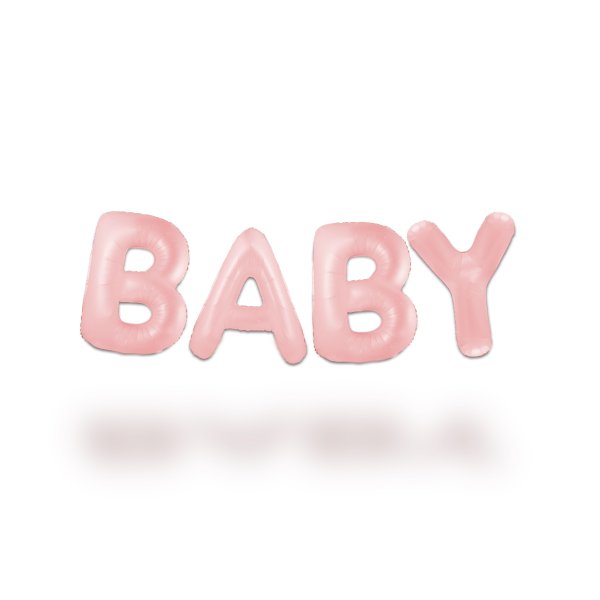 Ballonggirlander - BABY - Pastellrosa - 35 cm Ballonggirlander - BABY - Pastellrosa - 35 cm