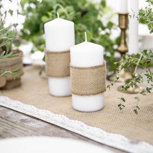 Bånd - Jutestoff - 5x500 cm Bånd - Jutestoff - 5x500 cm