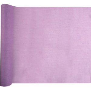 Bordløper i muslinstoff - Lilla - 5 meter Bordløper i muslinstoff - Lilla - 5 meter