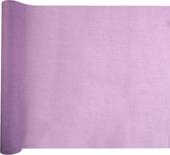 Bordløper i muslinstoff - Lilla - 5 meter Bordløper i muslinstoff - Lilla - 5 meter