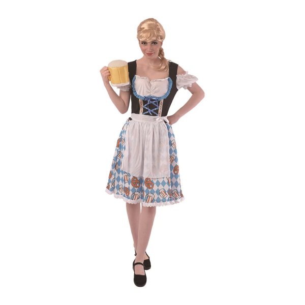Kjole - Oktoberfest - Blå Kjole - Oktoberfest - Blå