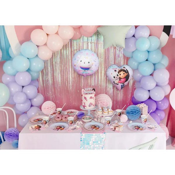 Folieballong - Gabbys dukkehus - Filmen - Cakey - 35 cm Folieballong - Gabbys dukkehus - Filmen - Cakey - 35 cm