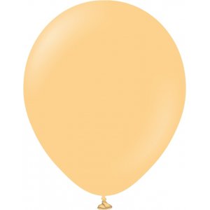 Ballonger ensfarget - Premium 45 cm - Fersken