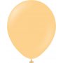 Ballonger ensfarget - Premium 45 cm - Fersken - 5-pakning