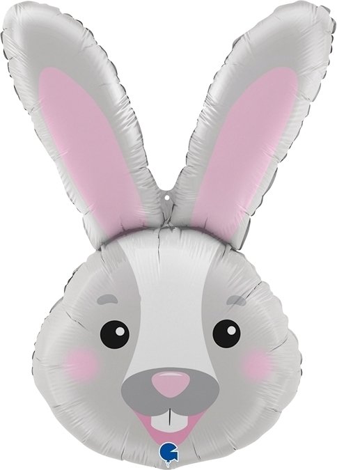 Folieballong – 94 cm – Kanin/Kanin – Former, Folieballonger, Ballonger