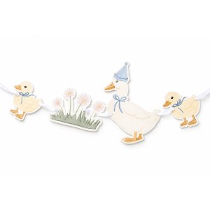 Girlander - Bursdagsand - Lavendelbl� - 2,5 m