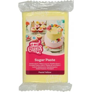 Sukkerpasta - Pastellgul - 250 gram Sukkerpasta - Pastellgul - 250 gram
