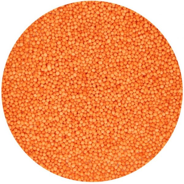 Sukkerperler - Mini - Oransje