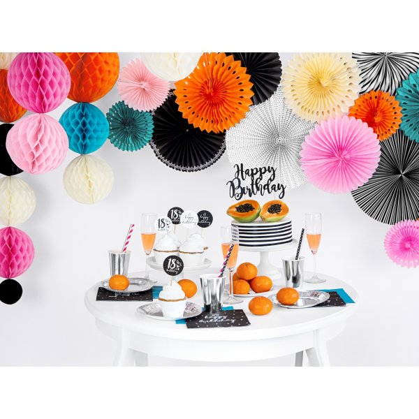 Pappkrus - Metallisk - Slv - 6-pakning