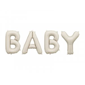 Ballonggirlander - Baby - Beige - 35 cm