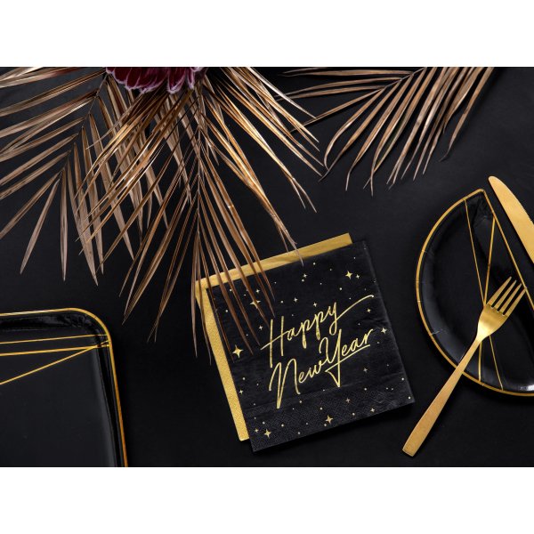 Servietter - Gull - 20-pakning Servietter - Gull - 20-pakning