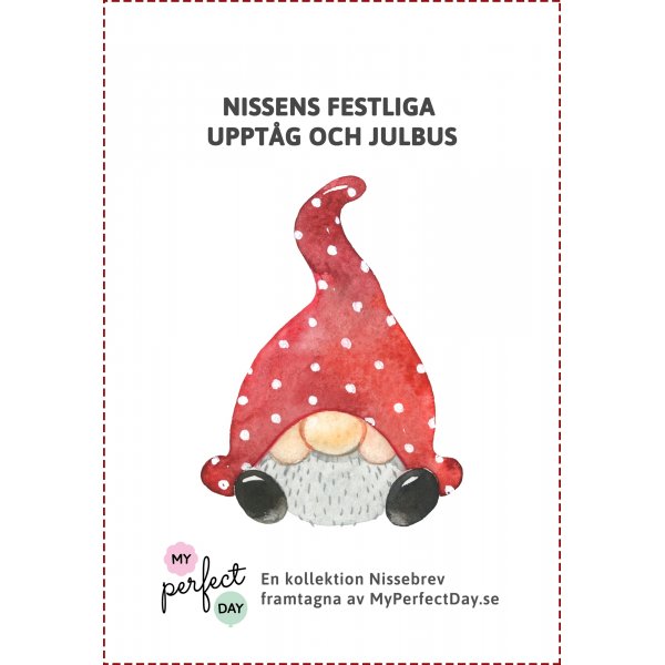 Julenissebrev - Komplett sett med dør og tilbehør! Julenissebrev - Komplett sett med dør og tilbehør!
