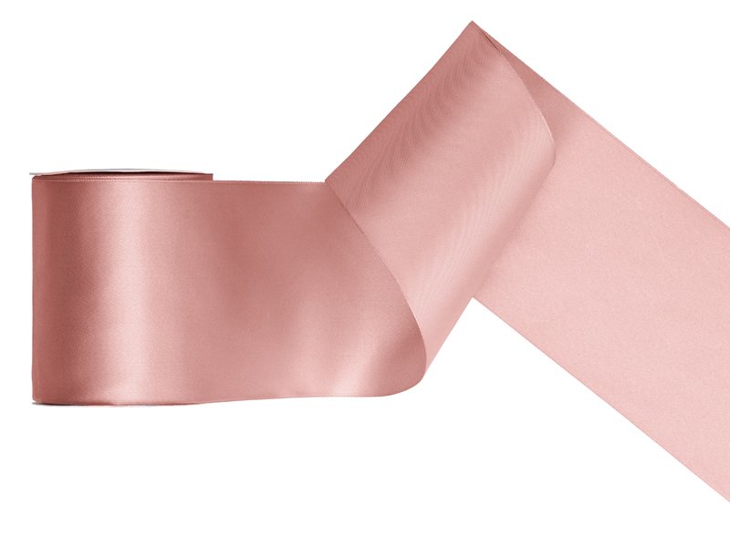 Satengbånd – Dusty Rose – (Bredde: 100 mm) – 25 meter