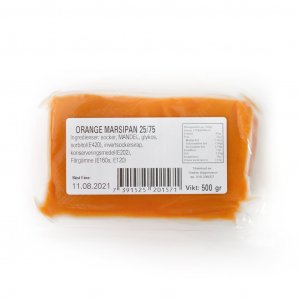 Marsipan - 500g - Appelsin