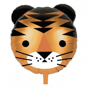Folieballong - Rund - Tiger