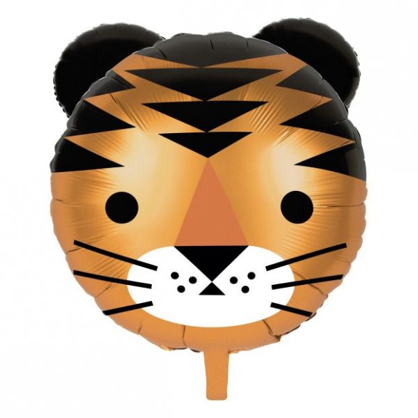 Folieballong - Rund - Tiger
