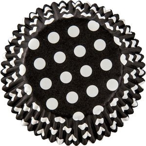 Muffinsformer - Dotted Black - 75 stk Muffinsformer - Dotted Black - 75 stk