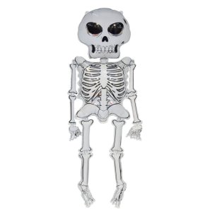 Folieballong - Stor - Halloween - Skjelett - 158 cm Folieballong - Stor - Halloween - Skjelett - 158 cm