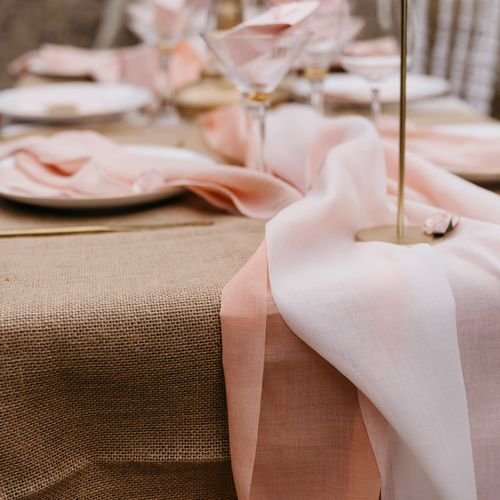 Stoffløper - Rosa - 28 cm x 5 m Stoffløper - Rosa - 28 cm x 5 m