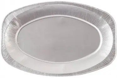 Serveringsfat - Metallisk - S�lv - 10-pakning COPY