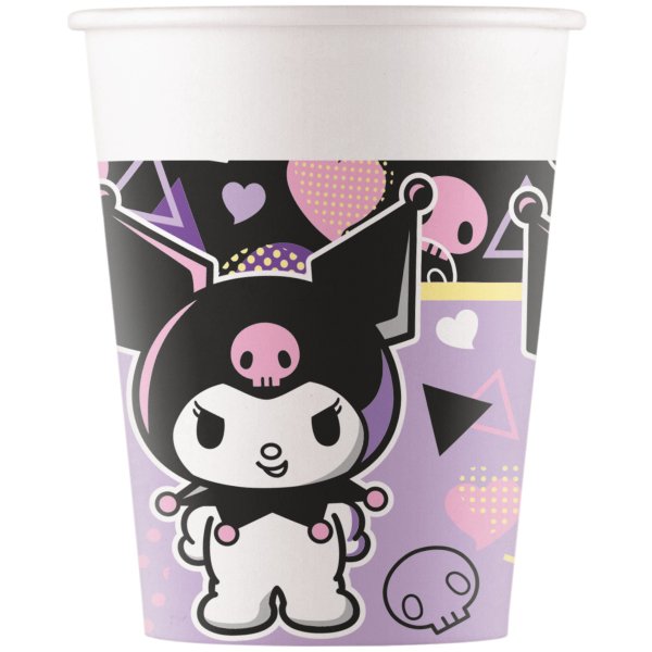 Pappkrus - Kuromi Pop Art - 200 ml - 8-pakning