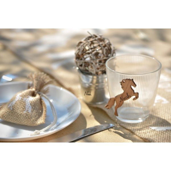 Tagger - Navneskilt - Hestefest - 6-pakning