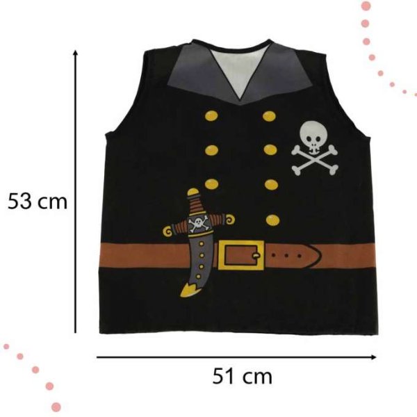 Piratkostyme for barn 3-8 år 53x47 cm - Kostyme Piratkostyme for barn 3-8 år 53x47 cm - Kostyme