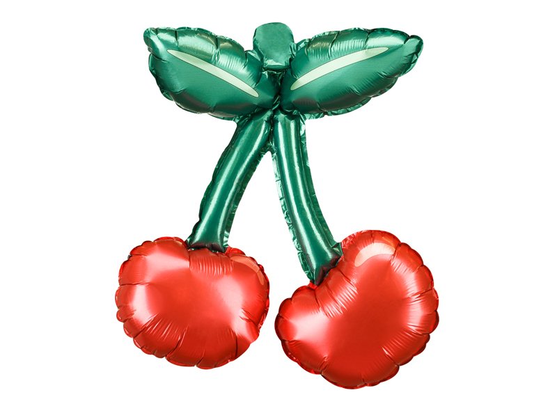 Folieballonger kirsebær til girland – Mix – Former, Folieballonger, Ballonger