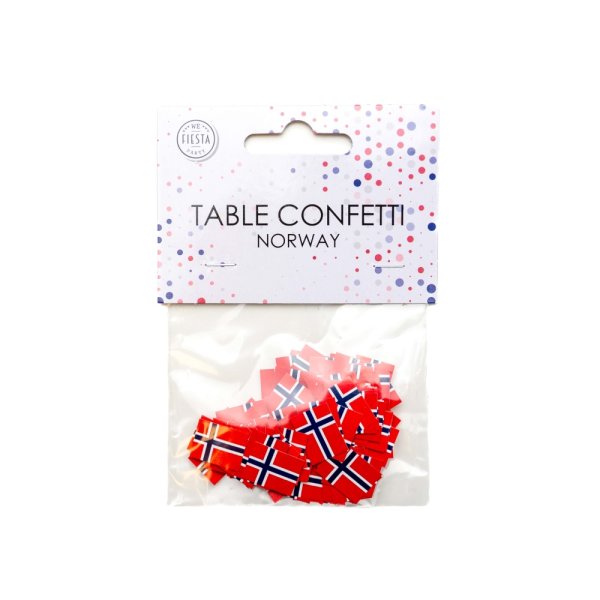 Konfetti - Norge - 150 stk Konfetti - Norge - 150 stk