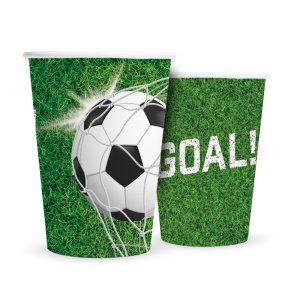 Pappkrus - Fotball - Mål! - 33x33 cm - 8 stk Pappkrus - Fotball - Mål! - 33x33 cm - 8 stk