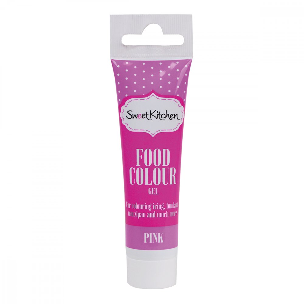 Fargegel - Rosa - Sweet Kitchen - 25 g - Pasta-/gelfarger, Kolorist