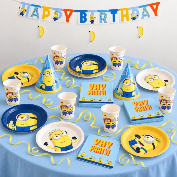 Minions-festpakke - 8 personer