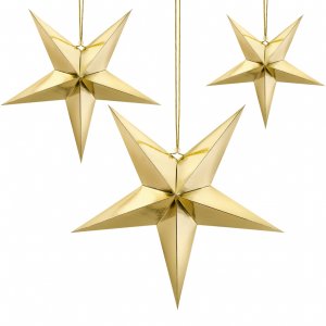 Hengende stjerne - Gull