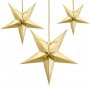 Hengende stjerne - Gull - Strrelse: 30 cm