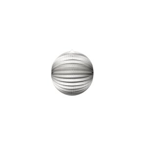 Lykt - Papir - Sølv Metallisk - 25 cm Lykt - Papir - Sølv Metallisk - 25 cm