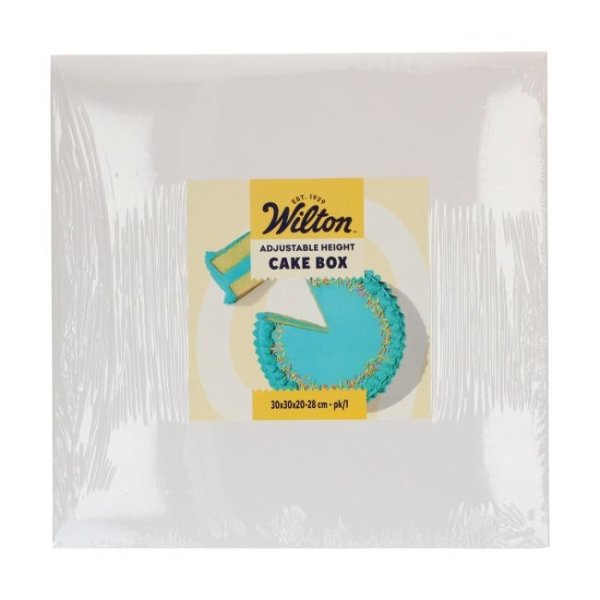 Kakeboks med justerbar h�yde 30 x 30 x 20-28 cm - Wilton