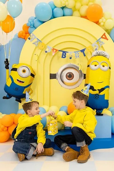 Papirposer - Minions - Gul - 6 stk Papirposer - Minions - Gul - 6 stk